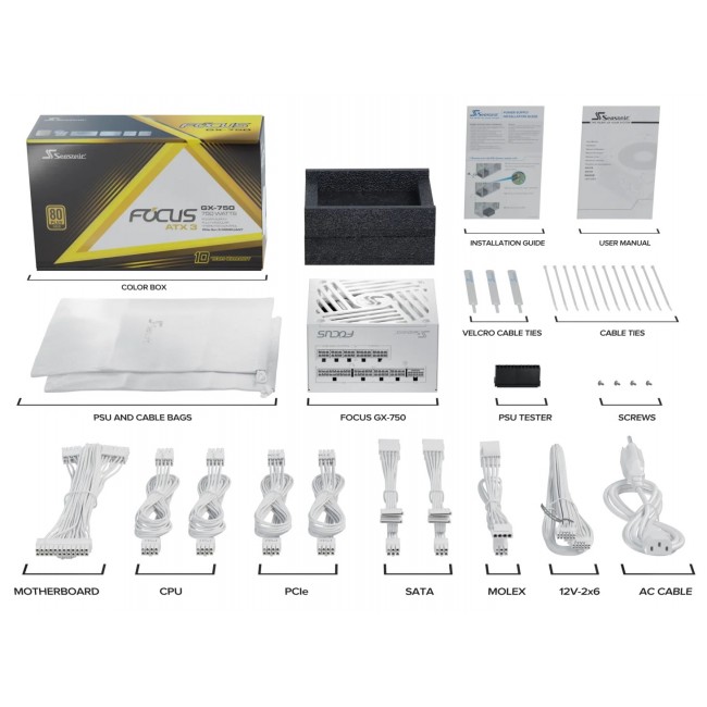 Seasonic Focus GX power supply unit 750 W