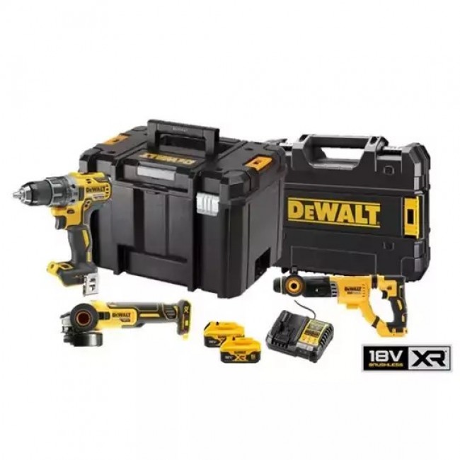 DEWALT.ZESTAW COMBO 18V DCK327P2T (DCD791 + DCH263 + DCG405) 2x5,0Ah DEWALT.ZESTAW COMBO 18V DCK327P2T (DCD791 + DCH263 + DCG405) 2x5,0Ah