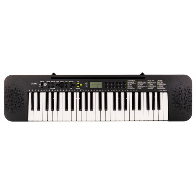 Casio CTK-240 MIDI keyboard 49 keys Black, White