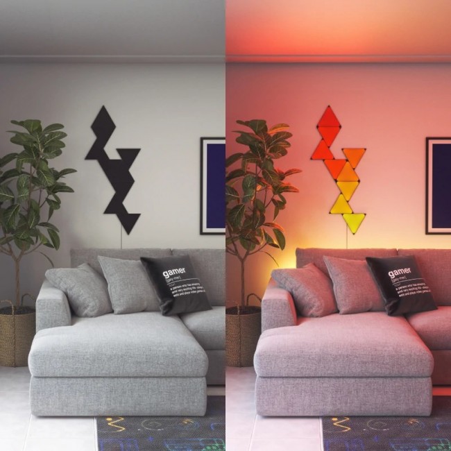 Nanoleaf NL48-1101TW-10PK smart lighting Smart panel Wi-Fi Nanoleaf NL48-1101TW-10PK smart lighting Smart panel Wi-Fi