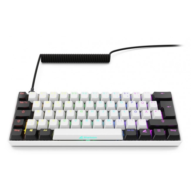Sharkoon SGK50 S4 keyboard Home USB QWERTZ German White Sharkoon SGK50 S4 keyboard Home USB QWERTZ German White