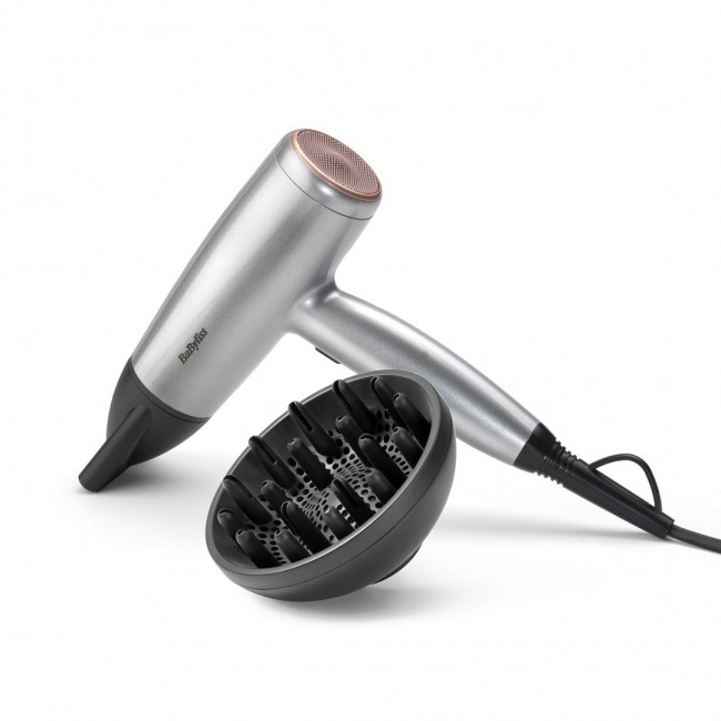 BaByliss Cosmos D580DE hair dryer 2100 W Satin steel