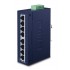 PLANET ISW-801T network switch Unmanaged L2 Fast Ethernet (10/100) Blue