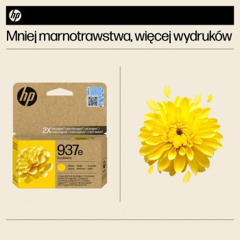 HP 937e EvoMore Yellow Original Ink Cartridge