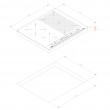Teka IZF 64440 BK MSP Black Built-in 60 cm Zone induction hob 5 zone(s)