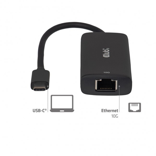 CLUB3D CAC-2531 laptop dock/port replicator Wired USB 3.2 Gen 1 (3.1 Gen 1) Type-C Black