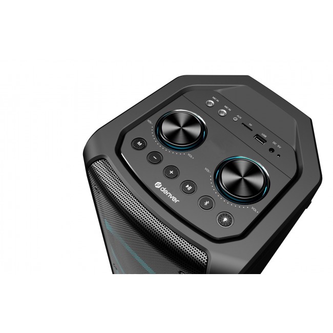 Denver BPS-352 portable/party speaker Stereo portable speaker Black 300 W