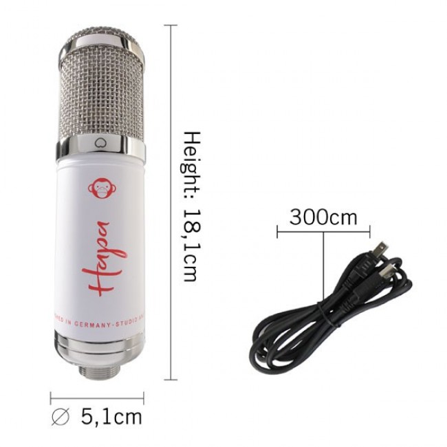 Monkey Banana Hapa White Table microphone