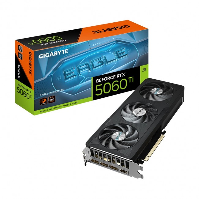 Gigabyte GeForce RTX 5060 Ti EAGLE MAX OC 16G NVIDIA 16 GB GDDR7 - graphic card Gigabyte GeForce RTX 5060 Ti EAGLE MAX OC 16G NVIDIA 16 GB GDDR7 - graphic card