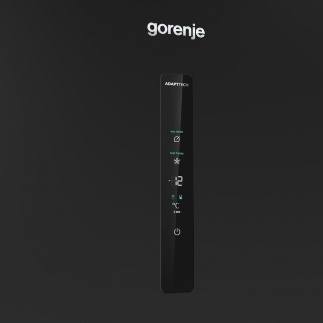 Gorenje NRK6192ABK4 fridge-freezer Freestanding 302 L E Black Gorenje NRK6192ABK4 fridge-freezer Freestanding 302 L E Black