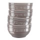 Staub Ceramique Bowl set 0.4 L Round Ceramic Grey 4 pc(s)