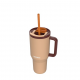 Thermal mug with telescopic straw Kambukka Rio Tumbler 950ml Almond Dream Thermal mug with telescopic straw Kambukka Rio Tumbler 950ml Almond Dream