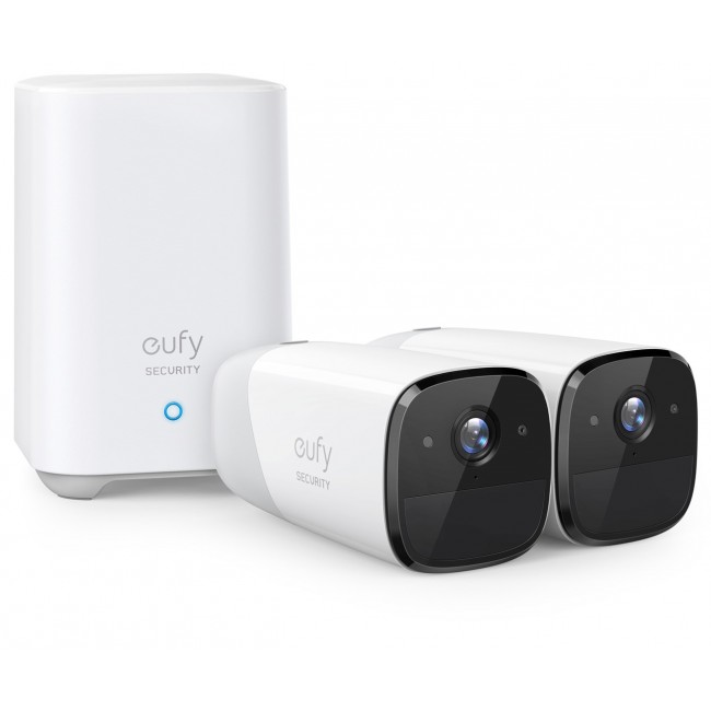Eufy Security, eufyCam 2 Pro Wireless Home Security Camera System, 365-Day Battery Life, HomeKit Compatibility, 2K Resolution, IP67 Weatherproof, Night Vision, 2-Cam Kit, No Monthly Fee Eufy Security, eufyCam 2 Pro Wireless Home Security Camera System, 365-Day Battery Life, HomeKit Compatibility, 2K Resolution, IP67 Weatherproof, Night Vision, 2-Cam Kit, No Monthly Fee