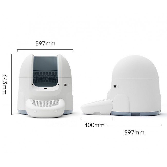 SPONGE Pet Litter Box - self-cleaning litter box