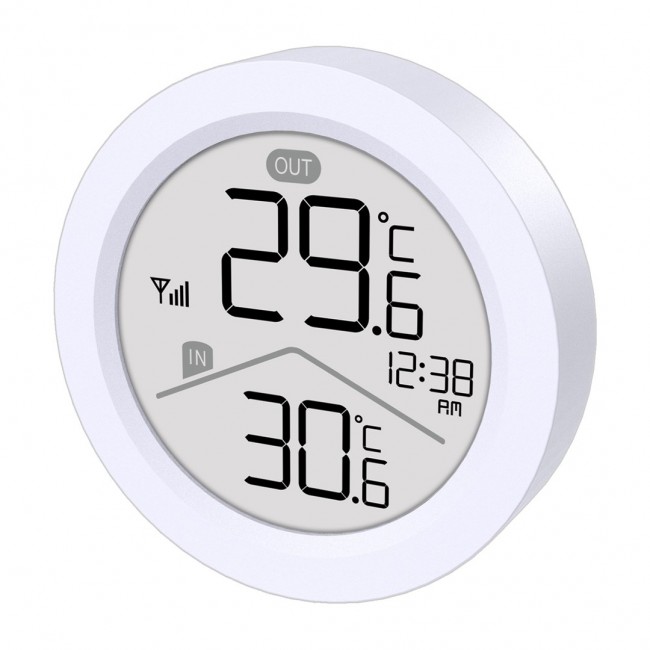 GreenBlue wireless weather station, IN/OUT temperature, clock, C/ F selectable, range up to 60 m, GB162