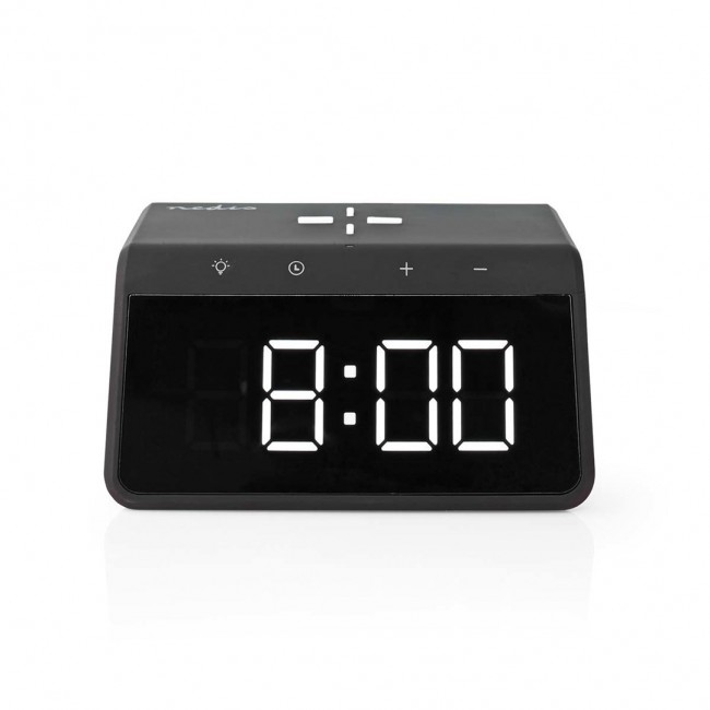 Nedis WCACQ30BK alarm clock Digital alarm clock Black