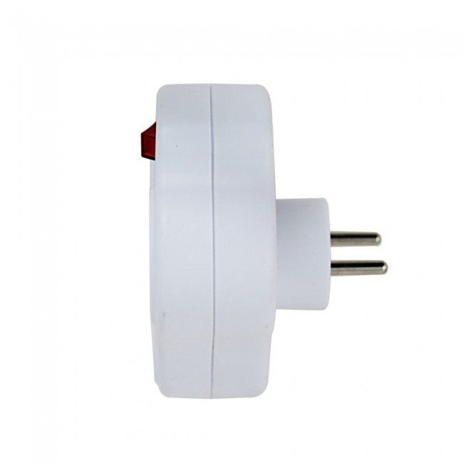 Esperanza ELK304W Electrical Splitter 3 sockets switch White