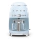 Smeg 50's Style Drip Filter Coffee Machine DCF02PBEU Pastel Blue