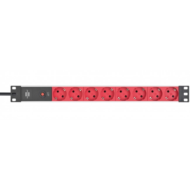 Brennenstuhl 1390007118 power extension 2 m 8 AC outlet(s) Indoor Black, Red Brennenstuhl 1390007118 power extension 2 m 8 AC outlet(s) Indoor Black, Red