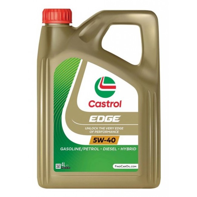 Motor Oil EDGE (4L) 5W40, API CF, SN, ACEA C3, FIAT 9.55535 S2, FORD M2C917 A, MB 226.5, MB 229.31, MB 229.51, OPEL OV0401547-D40, RENAULT RN 0700, RENAULT RN 0710, VW 505.00, VW 505.01