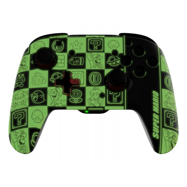 PDP REMATCH GLOW Black, Green, Red Gamepad Analogue / Digital Nintendo Switch, Nintendo Switch OLED