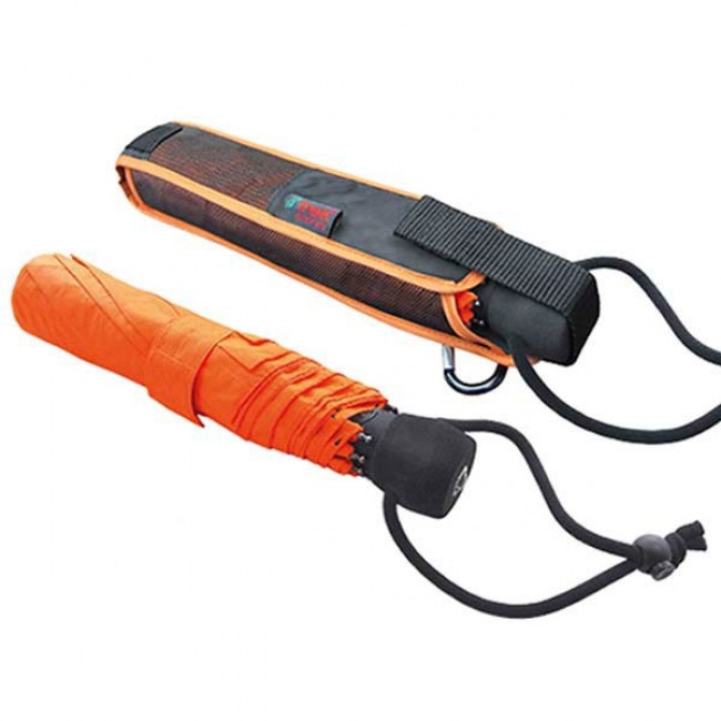 EuroSCHIRM light trek automatic Orange Fiberglass Polyester Compact Rain umbrella