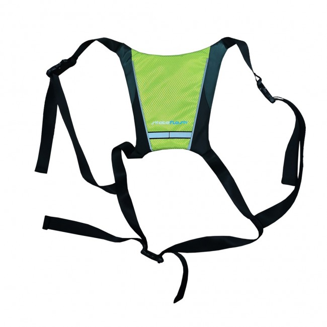 Skateflash Reflective vest Black, Green Nylon One Size Cycling