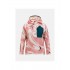 Bluza damska PEAK PERFORMANCE W Freelight Aop Polartec Alpha Hood kolor r owy - L