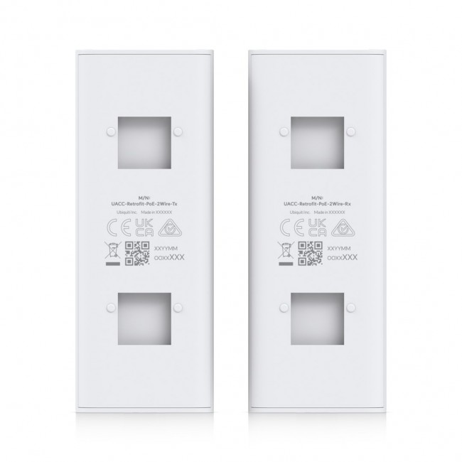 Ubiquiti UACC-Retrofit-PoE-2Wire Network transmitter & receiver White 10, 100 Mbit/s