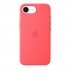 Apple iPhone 17e Silicone Case with MagSafe Bright Guava