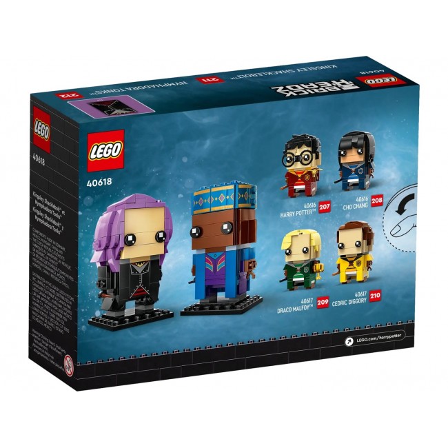 LEGO BRICKHEADZ HARRY POTTER 40618 KINGSLEY SHACKLEBOLT AND NIMFADORA TONKS