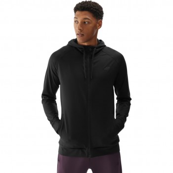 Men's sweatshirt 4F M403 deep black 4FWAW24TFSWM403 20S 2XL
