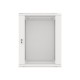 Lanberg wall-mounted installation rack cabinet 19'' 15U 600x600mm gray (glass door)
