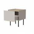 Cama Bedside table, 2 pcs, FELLINI, 40x41x60, cashmere + oiled oak top Cama Bedside table, 2 pcs, FELLINI, 40x41x60, cashmere + oiled oak top