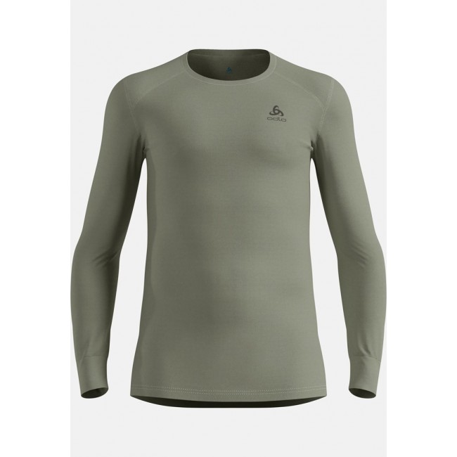 ODLO BL TOP crew neck l/s ACTIVE WARM long-sleeved thermal underwear, size M, grey ODLO BL TOP crew neck l/s ACTIVE WARM long-sleeved thermal underwear, size M, grey