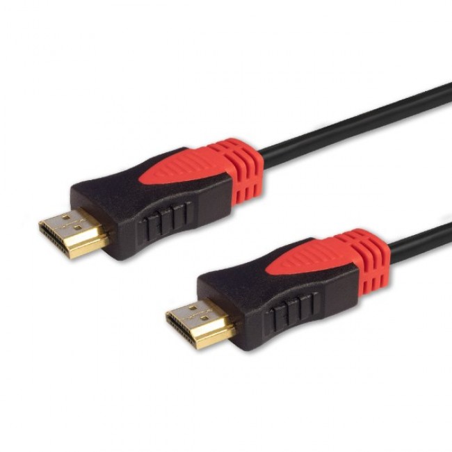 Savio CL-140 HDMI cable 7.5 m HDMI Type A (Standard) Black,Red
