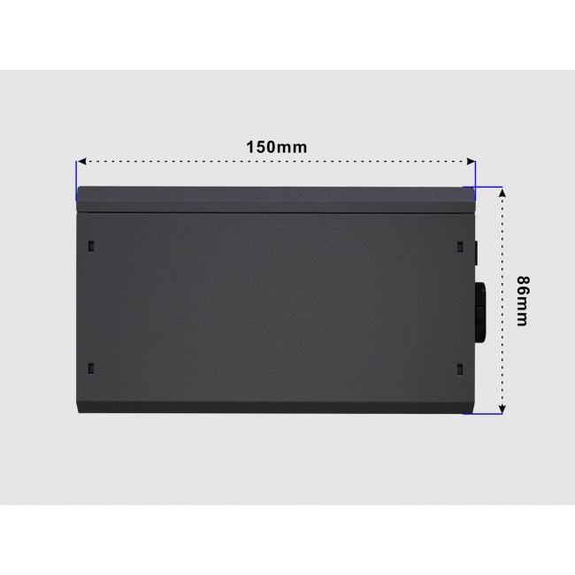 Gembird CCC-PSUBRONZE-850W Power supply unit Fornax Power 850W active PFC 12cm fan 80+Bronze color box