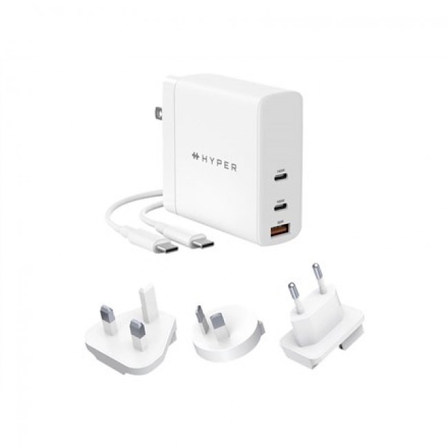 HYPER HJG140WW mobile device charger Universal White AC Fast charging Indoor HYPER HJG140WW mobile device charger Universal White AC Fast charging Indoor