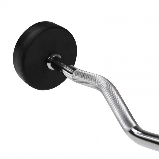 HMS GSL25 fixed barbell/rubber broken bar 25 kg