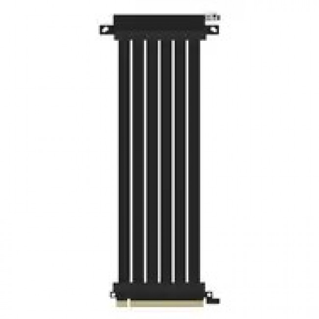 Ssupd Riser Flachband-Kabel - PCIe 4.0, 270mm, schwarz
