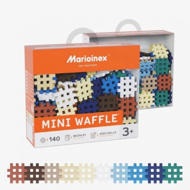 Marioinex Mini Waffle Building Blocks Set 3, 140 pieces
