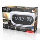 Adler AD 1186W alarm clock Digital alarm clock Black, White