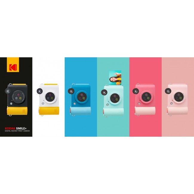 Kodak Smile+ 50.8 x 76.2 mm Black, Yellow