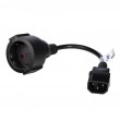 Akyga AK-PC-10A power cable Black 0.15 m CEE7/4
