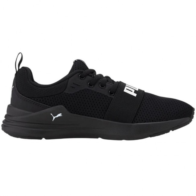 Puma Wired Run Jr Kids Shoes Black 374214 01 Puma Wired Run Jr Kids Shoes Black 374214 01