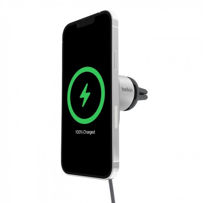 Belkin BoostCharge Pro Smartphone Silver, White USB Wireless charging Fast charging Auto Belkin BoostCharge Pro Smartphone Silver, White USB Wireless charging Fast charging Auto