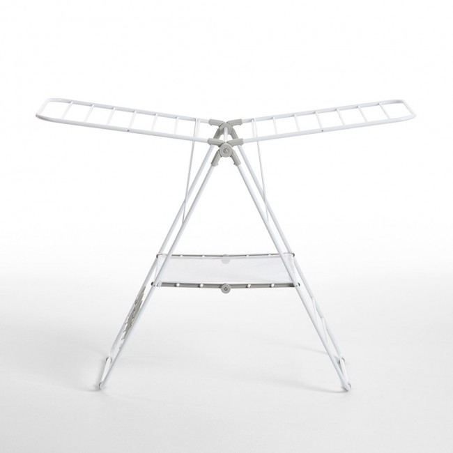 Rayen Drying Rack with Shoe Holders - 145 x 61 cm, White Rayen Drying Rack with Shoe Holders - 145 x 61 cm, White