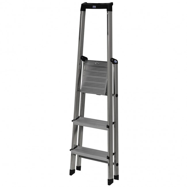 Krause Solidy Folding ladder silver Krause Solidy Folding ladder silver