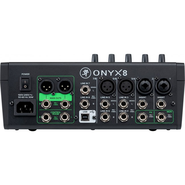 Mackie ONYX 8 8 channels 20 - 30000 Hz Black