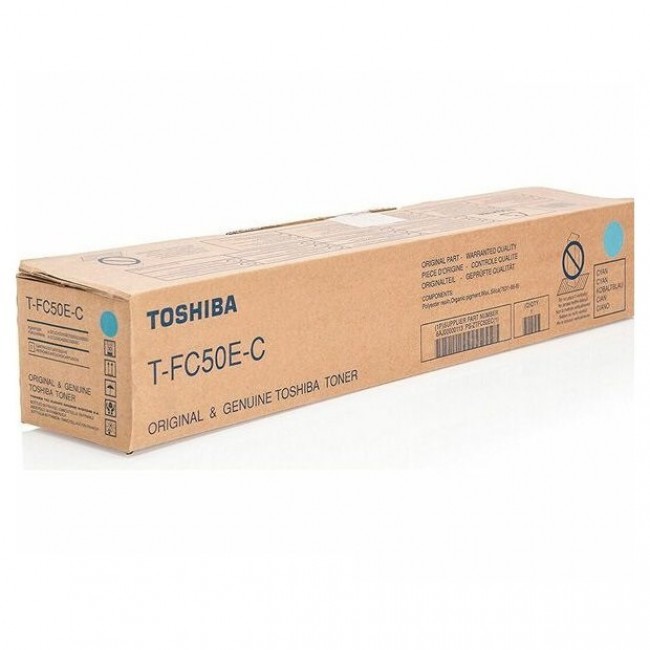 Toshiba T-FC50EC toner cartridge 1 pc(s) Original Cyan Toshiba T-FC50EC toner cartridge 1 pc(s) Original Cyan